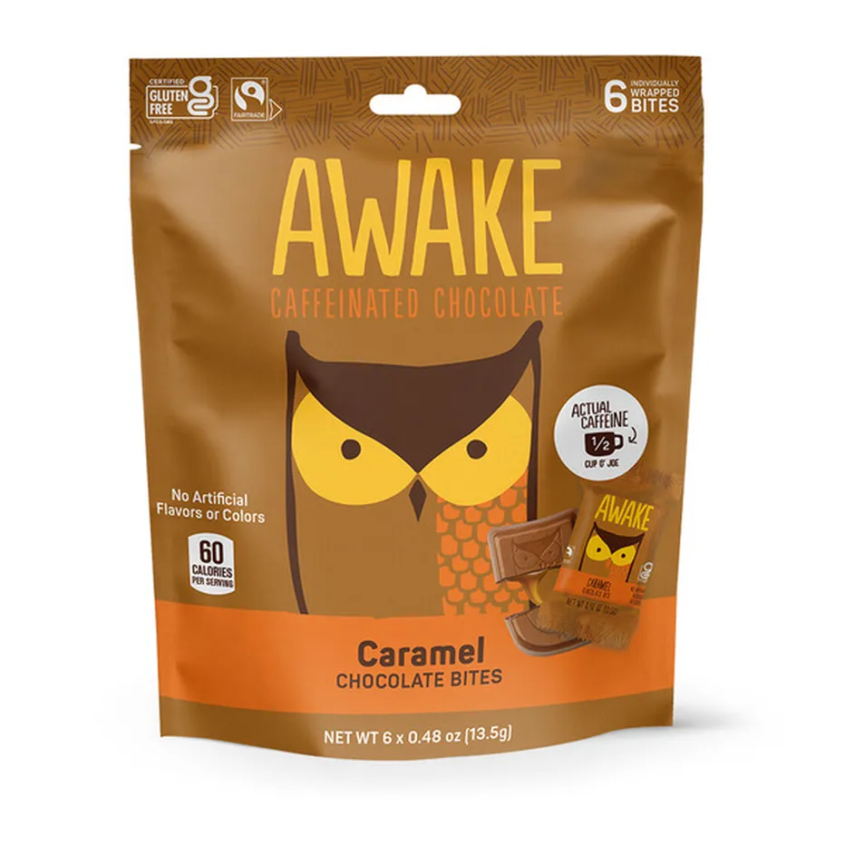 Awake cafffeinated chocolates awake caffeinated chocolates